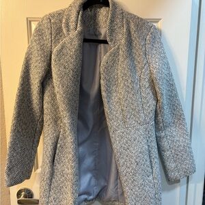 SHEIN Gray Blazer Modern Minimalist Design